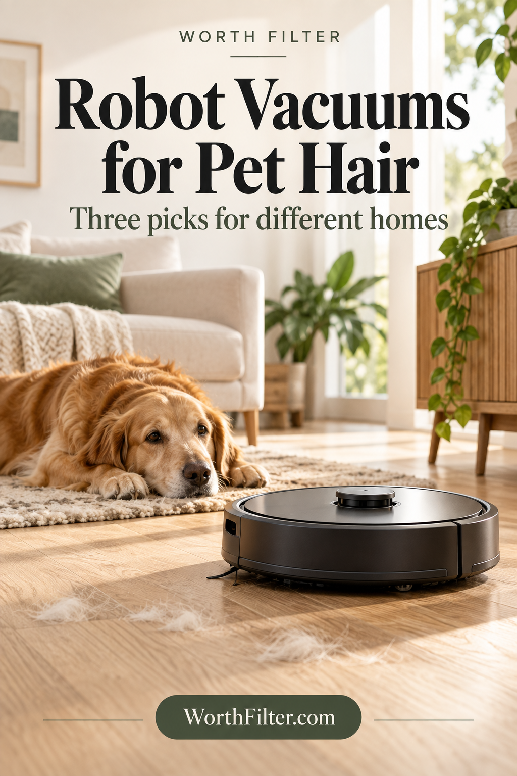 Best Robot Vacuums for Pet Hair: Three Sensible Picks for Different Homes